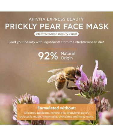 Apivita Prickly Pear Face Mask - Moisturizing & Soothing - 6 Pack (2x8ml) | International Shipping - Buy Online on GoSupps.com