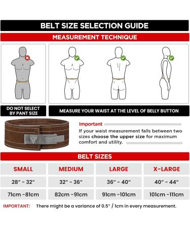 RDX 4 Weight Lever Buckle Leather Belt - 10mm Approved IPL UPA | Powerlifting & Strength Training Gym Belt for Men | Adjustable 10 Holes - Brown & White - Buy Online on GoSupps.com