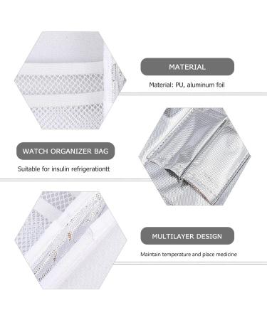 HEALLILY Portable Insulin Cooler Bag Waterproof Medical Diabetic Organizer Medication Insulated Cooling Bag Travel Cooler for Insulin Pen and Diabetic Supplies Sky-Blue - Buy Online on GoSupps.com