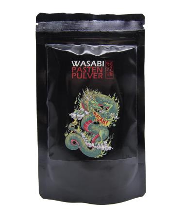 Ryu wasabi paste powder 50g - with 10 percent Wasabi from Austria - whether in the dip in the guacamole or too grilled - with Ryu it becomes spicy!
