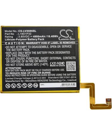 Buy Compatible Battery L19D1P32 for Tab M10 Plus TB-X606F - International Shipping Available - Buy Online on GoSupps.com