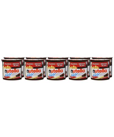 Nutella and Go Snack Packs  Chocolate Hazelnut Spread with Breadsticks  10ct  52g/1.8 oz per pack  Imported from Canada} - Buy Online on GoSupps.com