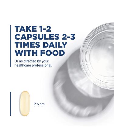 Ultra Pure Fish Oil 700mg with Lemon - 120 Softgel Capsules | Vital Nutrients - Buy Online on GoSupps.com