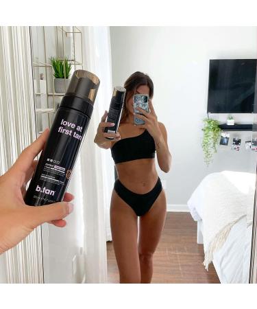 b.tan Love At First Tan Darker Self Tanner - 1 Hour Fast Sunless Tanner Mousse | Violet-Based Formula | Knock Out Orange Tones | Vegan & Cruelty-Free | 6.7 Fl Oz - Buy Online on GoSupps.com