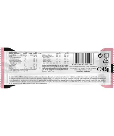 Weider 60% Protein Bar - High Protein Strawberry-Yoghurt BCAA & Glutamine for Muscle Building | 24x45g - Buy Online on GoSupps.com