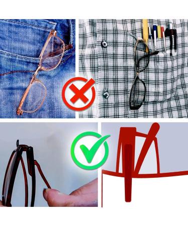 Reading Glasses with Pocket Clip - Scratch Resistant Aspheric Lenses for Men & Women - Black 2.75x - International Shipping Available - Buy Online on GoSupps.com