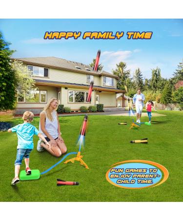 Happykidsclub Rocket Toys for Children | Outdoor Games for Ages 3-12 | Perfect Easter Gifts & Garden Toys - Buy Online on GoSupps.com