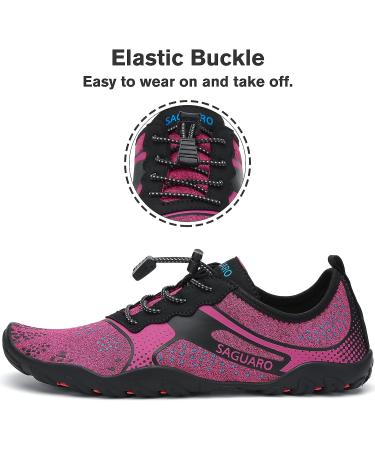 SAGUARO Water Shoes Quick Dry Anti-Slip for Men & Women - Pink, Size 8 Women/6.5 Men - Buy Online on GoSupps.com