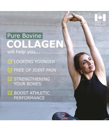 Promise Bovine Collagen Capsules 150 Count - Premium Supplement for Hair Skin & Nails Bone Strength & Joint Health - Supports Radiant Skin & Stronger Nails - Made in Canada - Buy Online on GoSupps.com