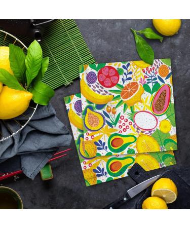PAW 3-Layer Colorful Tropical Fruits Napkins - 20 Pieces | Perfect for Birthdays Weddings & Parties | 33x33 cm Paper Napkins - Buy Online on GoSupps.com