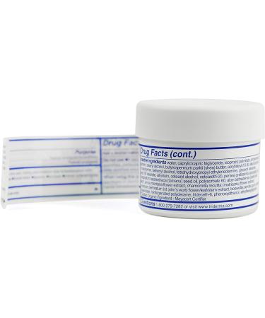 TriDerma Pain Relief Cream Maximum Strength - Heel, Foot, Back, Neck, Arthritis, Muscle, Nerve Pain Relief - 2oz Jar - Buy Online on GoSupps.com