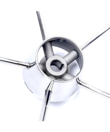 Amarine Made 13-1/2 Inch Stainless Boat Steering Wheel with Big Size Knob - XK-9310SRF1 - Buy Online on GoSupps.com