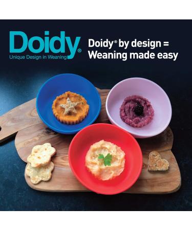 Doidy Silicone Baby Bowl - Non-Slip Suction Feeding Bowl for Weaning - Soft & Pliable Design for Babies 6+ Months - Grey - Buy Online on GoSupps.com