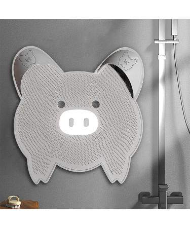 Shower Foot Scrubber Bathtub Foot Scrubber NonSlip Texture Brush with Suction Cups Fast Drying Callus Remover and Wall Mounted Exfoliator for Grays - Buy Online on GoSupps.com