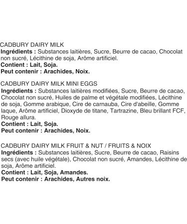 Cadbury Dairy Milk Assorted Chocolate Bars 361 g (19 Mini Bars) - Buy Online on GoSupps.com