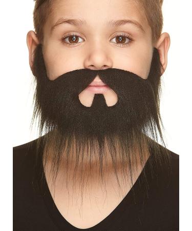Mustaches Auto-Adh sives Nouveaut L ger Nomad Fausse Barbe et Fausse Moustache Sel et Poivre Couleur