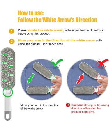 Grandma's Lint Brush | Self-Cleaning Double-Sided Pet Fur & Lint Remover for Furniture & Carpets - Perfect for Pet Owners - Buy Online on GoSupps.com