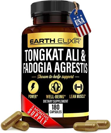 Earth Elixir Tongkat Ali Fadogia Agrestis - 180 Capsules