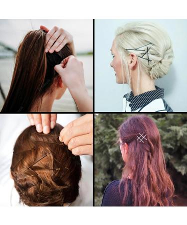 Biribila Bobby Pins 150 Pcs Black 5cm Long Hair Grips with Storage Box - Ideal Kirby Grips for Hair Styling & Make Up - Black, Brown & Gold - Buy Online on GoSupps.com