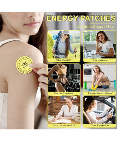 YI JIA XING ZHOU Energy Patches 60 Pieces B12 Patches for Women and Men Natural Energy Boosters for Fatigue Quick Wake Up Recovery Patches for Party Fun Morning Reviving - Buy Online on GoSupps.com