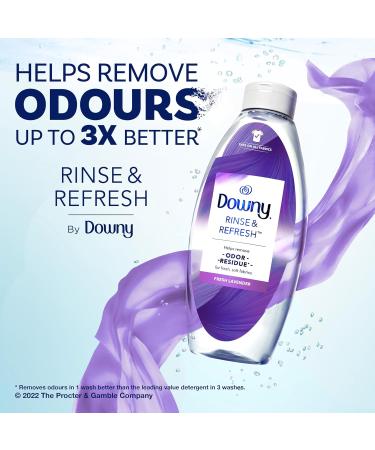 Downy Rinse & Refresh Laundry Odour Remover and Fabric Softener Fresh Lavender Safe On All Fabrics HE Compatible 1.08L - Buy Online on GoSupps.com