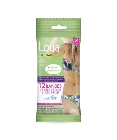 LOUA BIO BANDAS DEPILATORIAS BIQUINI 12 UNIDADES