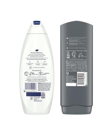 Dove Men+Care Body Wash Bundle - Extra Fresh & Deep Moisture - 4 Count - Buy Online on GoSupps.com