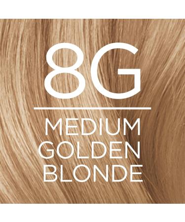 L'Oreal Paris Excellence Creme 8G Medium Golden Blonde Hair Color - Gray Coverage, Triple Care Formula - 1 Count - Buy Online on GoSupps.com
