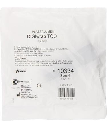 Plastalume Digiwrap Too Adjustable Toe Splint - Size 4 | International Shipping Available - Buy Online on GoSupps.com