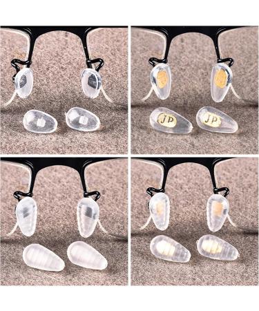 VIKY 25 Pairs Silicone Glasses Nose Pads - Non-Slip Self-Adhesive Repair Set with Tweezers & Cleaning Cloth | Perfect for Eyewear Comfort & Maintenance - Buy Online on GoSupps.com