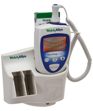 Welch Allyn 01692-200 SureTemp Plus 692 Electronic Thermometer with Wall Mount Security System with ID Location Field 4 Cord and Oral Probe with Probe Well - Buy Online on GoSupps.com
