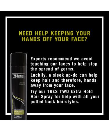 TRESemm TRES Two Hair Spray For a Frizz-Free Look Extra Hold Anti-Frizz Hairspray With All-Day Humidity Resistance 14.6 oz - Buy Online on GoSupps.com