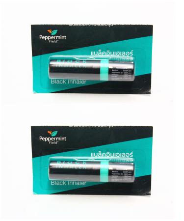 Peppermint Field Black Inhaler 2 ml. (Pack of 2)