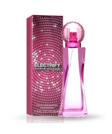 Paris Hilton Electrify Eau de Parfum 1.3 oz Fresh ozone scarlet apple cyclamen Mandarin oil 1.3 Fl Oz (Pack of 1)