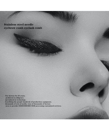 LFRANK 4 Packs Folding Eyelash Comb Stainless Steel Teeth Eyebrow Comb Lash and Brow Makeup Brush - Buy Online on GoSupps.com