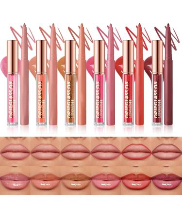 EONFAVE Matte lipstick with lip liner longlasting lip gloss - Buy Online on GoSupps.com