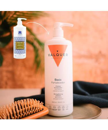 Valquer Professional Strengthening Shampoo with Aloeva/Biotin/Vegetable Keratin 1000 ml - Buy Online on GoSupps.com