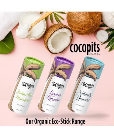 Fragrance Free Natural Vegan Deodorant for Women and Men - Unscented - Safe Aluminum-Free - Plastic Free Compostable - Coconut Oil and Organic Essential Oils - US Made - 2.65oz - Buy Online on GoSupps.com