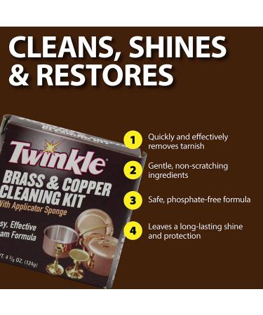 Twinkle Brass Copper Cleaning Kit - Professional Grade Polishing Solution - Buy Online on GoSupps.com
