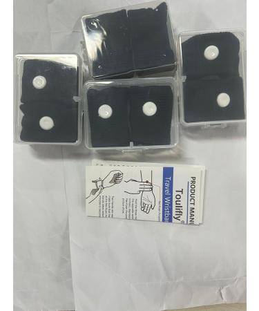 Acupressure Tape & Bracelets for Nausea Relief | 4-Pair Set | Pregnancy & Motion Sickness Support - Buy Online on GoSupps.com