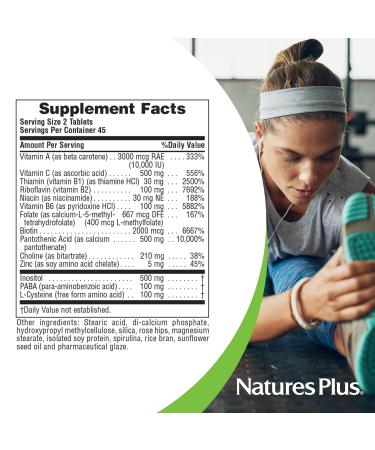 NaturesPlus Ultra Hair - 90 Sustained Release Tablets Pack of 2 - Supports Healthy Hair Growth - for Men & Women - Gluten Free - 90 Total Servings 90 Count (Pack of 2) - Buy Online on GoSupps.com