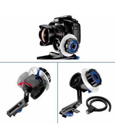 MARSRE DSLR Shoulder Rig Film Making Kit with Follow Focus, Matte Box, C-Shape Mounting Bracket and Top Handle for DSLR Video Cameras and DV Camcorders - Buy Online on GoSupps.com