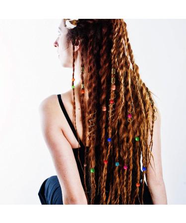 Jolitac 620 PCS Braid Jewelry Set - Gold & Silver Beads, Rings, Charms, Clips - Hair Braid Accessories - Buy Online on GoSupps.com