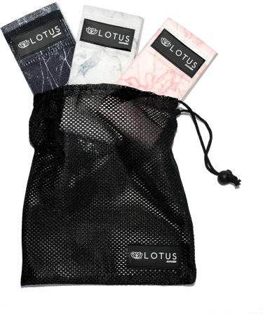 Resistance Bands Resistance Bands for Exercise Resistance Booty Bands Exercise Bands Non Slip Bands 3 Different Resistance Booty Bands Lotus Sunrise 3pc Marble Set Black Pink and White - Buy Online on GoSupps.com