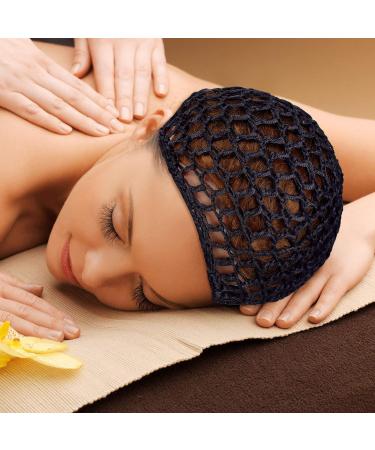 Geyoga 2-Piece Black Mesh Crochet Hair Net & Sleep Cap Set for Women - Buy Online on GoSupps.com