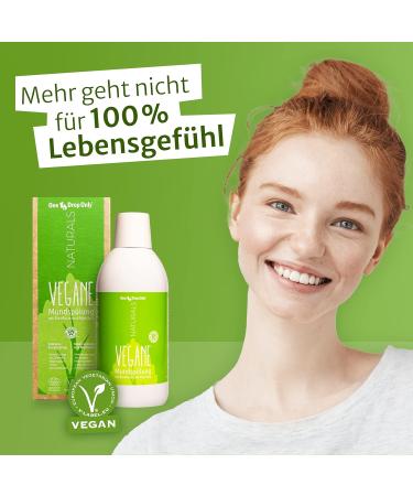 Buy Vegan Mouthwash Double Pack 500ml - Alcohol-Free with Organic Mint & Aloe Vera + Free Bamboo Toothbrush | Natural Oral Care - Buy Online on GoSupps.com