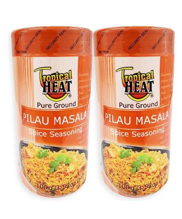 Tropical Heat Pilau Pure Ground Spice Seasoning - 100G x2