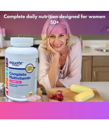 FUSION SHOP STORE Smart choices meaningful life! Multivitamin Multimineral Women 50 Plus- Tablets 200ct (Pack of 1) - Buy Online on GoSupps.com