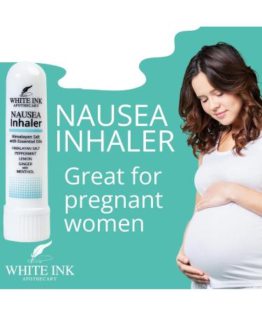 Himalayan Pink Salt Essential Oil Nasal Inhaler for Nausea Relief - Drug-Free Solution for Motion Sickness, Morning Sickness, Migraine, Chemotherapy Side Effects - 100% Natural - Buy Online on GoSupps.com