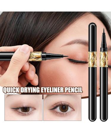 Black Eyeliner Water Resistant Eyeliner Pen | Eye Makeup Black Eyeliner Pencils with Ultra Fine Brush Tip Pen Glides on Smoothly Creates Bold & Defined Lines 1g Hersil - Buy Online on GoSupps.com